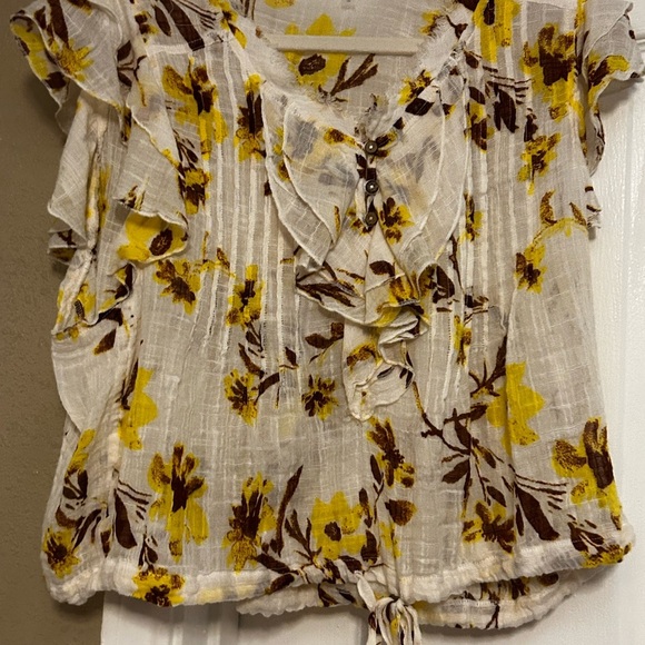 Free People Naya Printed Top small - Picture 5 of 16